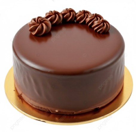2-3 Kişilik Yoğun Çikolatalı Doğum Günü Pastası
